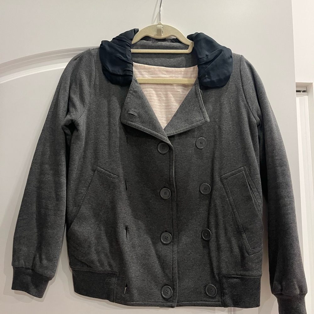 Marc By Marc Jacobs Double-Breasted Gray Cardigan
